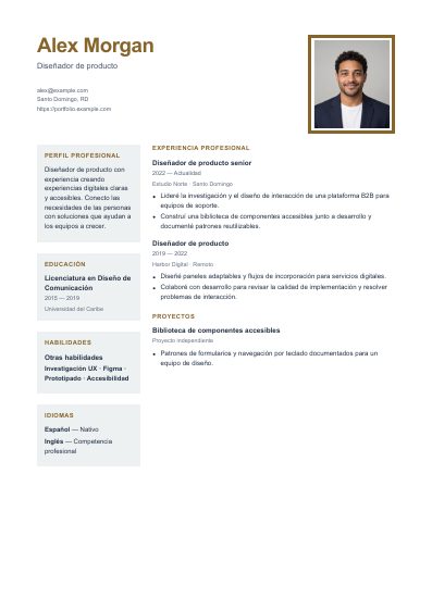 Primera página PDF de la plantilla Accra