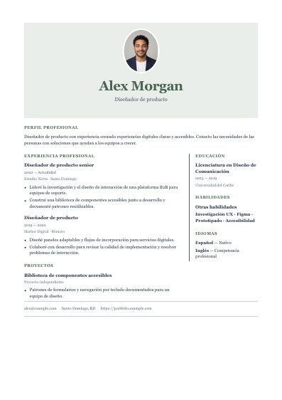 Primera página PDF de la plantilla Auckland