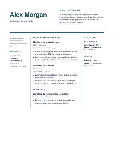 Primera página PDF de la plantilla Axis