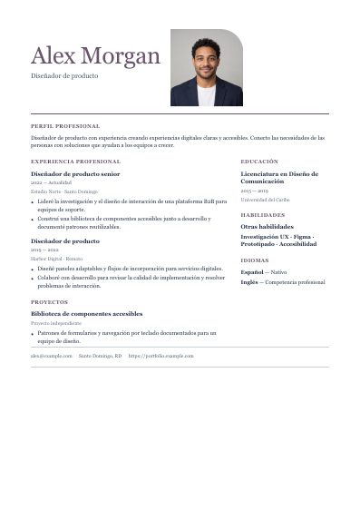 Primera página PDF de la plantilla Buenos Aires