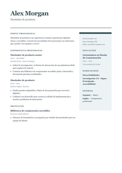 Primera página PDF de la plantilla Diplomat