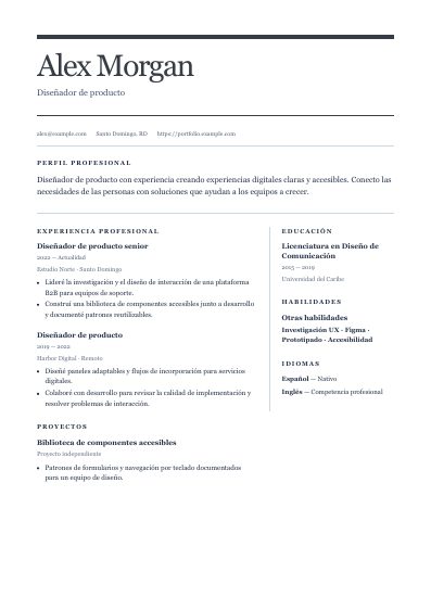 Primera página PDF de la plantilla Dispatch