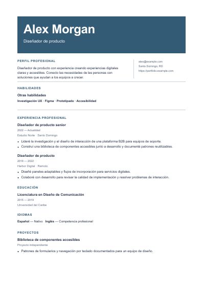 Primera página PDF de la plantilla Keynote