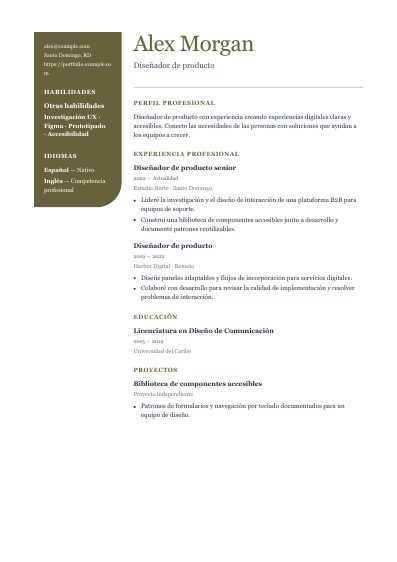 Primera página PDF de la plantilla Lantern