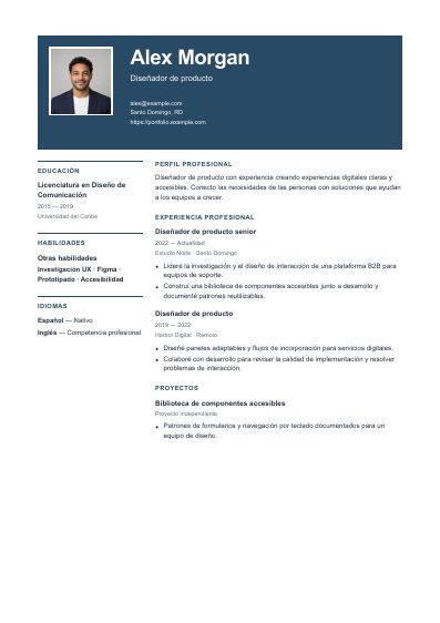 Primera página PDF de la plantilla Monaco
