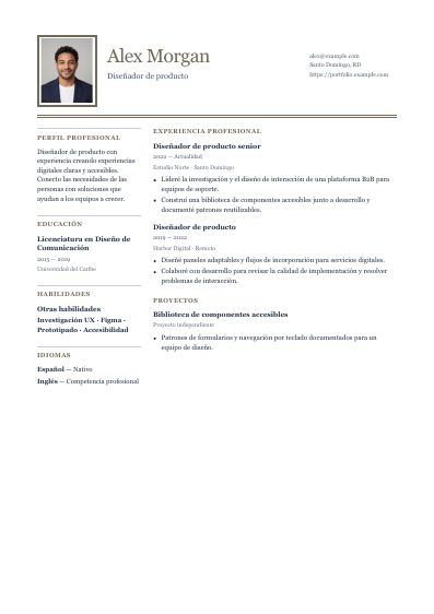 Primera página PDF de la plantilla Montreal
