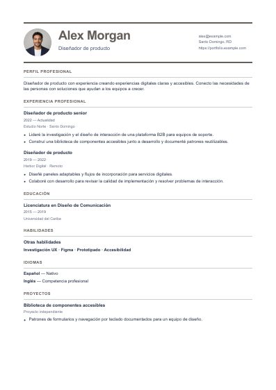Primera página PDF de la plantilla Ottawa