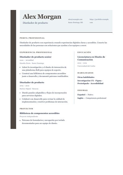 Primera página PDF de la plantilla Partner