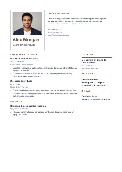 Primera página PDF de la plantilla Polaroid