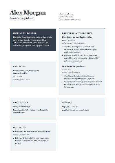 Primera página PDF de la plantilla Press