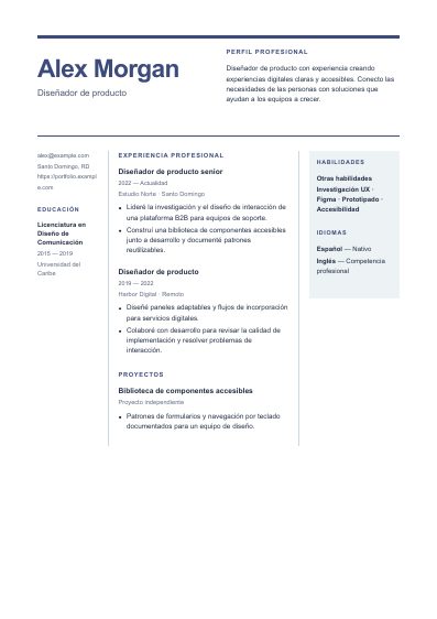 Primera página PDF de la plantilla Prism
