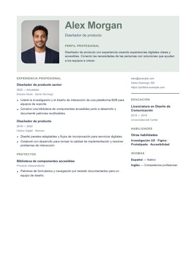Primera página PDF de la plantilla Seattle