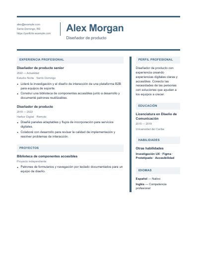 Primera página PDF de la plantilla Semaphore