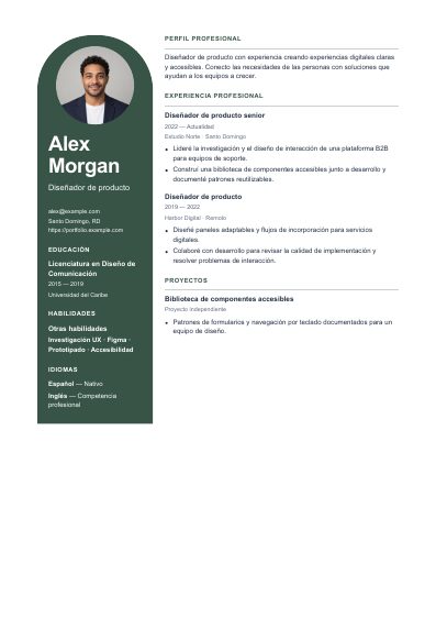Primera página PDF de la plantilla Silhouette