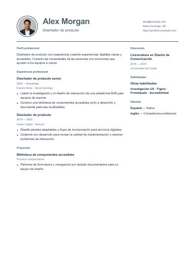 Primera página PDF de la plantilla Stockholm
