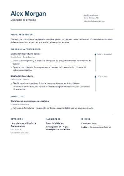 Primera página PDF de la plantilla Summit
