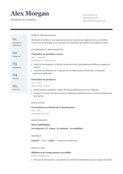 Primera página PDF de la plantilla Thesis