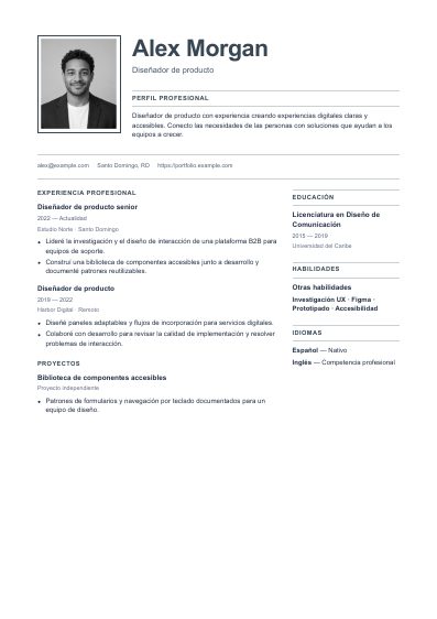 Primera página PDF de la plantilla Tokyo
